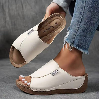 💥Goed Verkopend🔥Casual Wedge Slide Sandalen voor dames