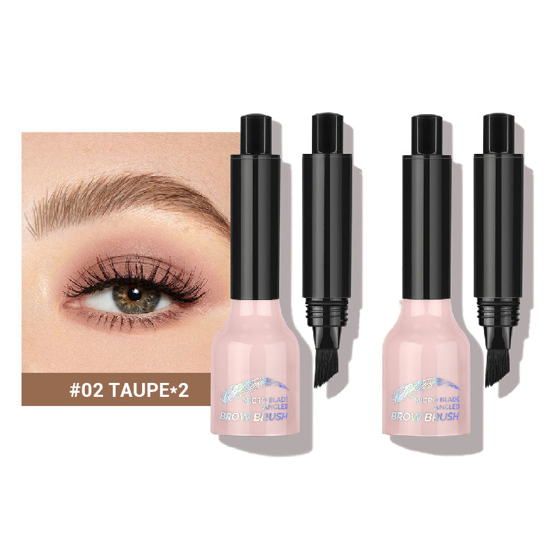 💋Heißer Verkauf💋Abgewinkelter Pinsel & Dip Flüssiger Augenbrauenstift