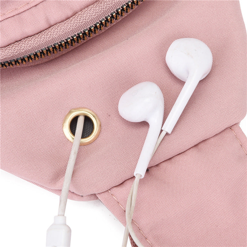 ⏳Begrenzte Zeit 50% Rabatt💥 Leichte Metall-Brusttasche mit Reißverschluss und Kabeldurchführung – Exquisites Geschenk ✨🎁