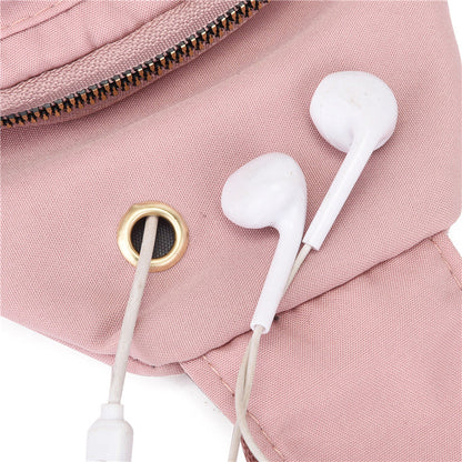 ⏳Begrenzte Zeit 50% Rabatt💥 Leichte Metall-Brusttasche mit Reißverschluss und Kabeldurchführung – Exquisites Geschenk ✨🎁