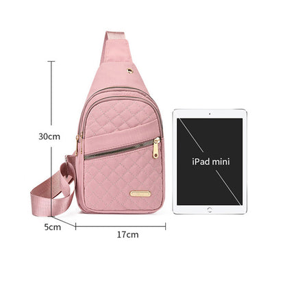 ⏳Begrenzte Zeit 50% Rabatt💥 Leichte Metall-Brusttasche mit Reißverschluss und Kabeldurchführung – Exquisites Geschenk ✨🎁