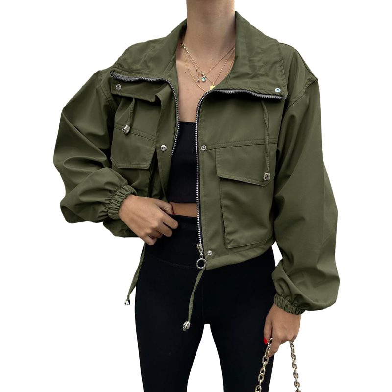 Damen lässige leichte Kurzjacke