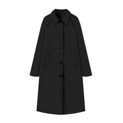Einreihiger Trenchcoat mit Hemdkragen für Damen