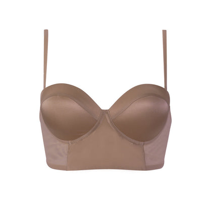 Trägerloser BH mit tiefem Rückenausschnitt