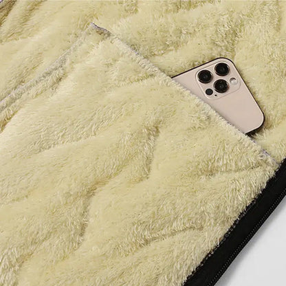 💖HOT SALE 50% OFF✨️❄️Unisex Winter Warm Casual Sleeveless Quilted Vest With Fleece Lining