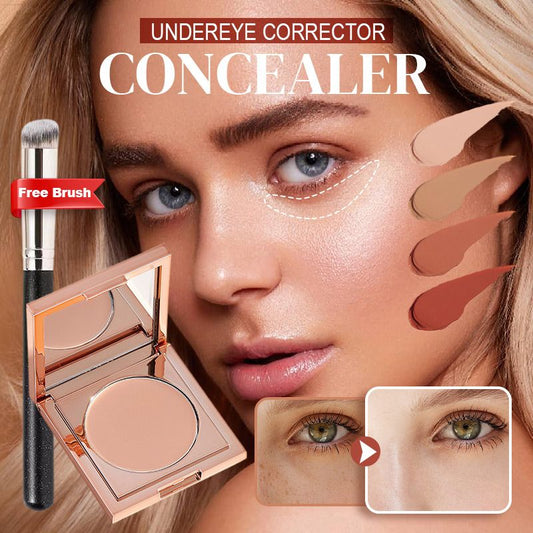 🖤Black Friday & Kerstmis🎄✨Oog Contour Corrector Concealer – Directe Donkere Kringen Verberging, Hydraterend & Waterdicht (Gratis Concealer Kwast!)