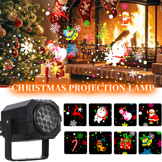 🎅Roterende LED-kerstpatroonprojectorlamp
