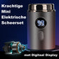 🖤Black Friday & Kerstmis🎄Krachtige Mini Elektrische Scheerset met Digitaal Display voor Mannen