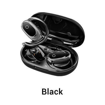 Draadloze open oortelefoon met LED-display