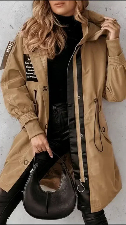 💜Herbst 2025 Neuheiten 💜 Damenjacke mit langen Ärmeln und Kapuze